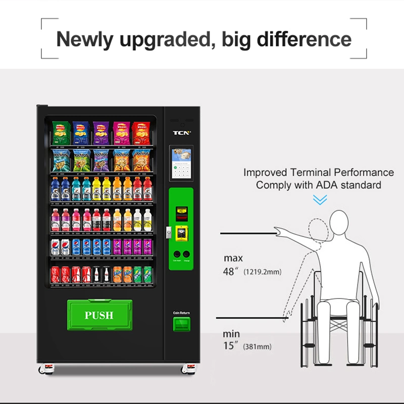 TCN-CSC-10c (V10) Automatische Snackdrink-Verkaufsmaschine