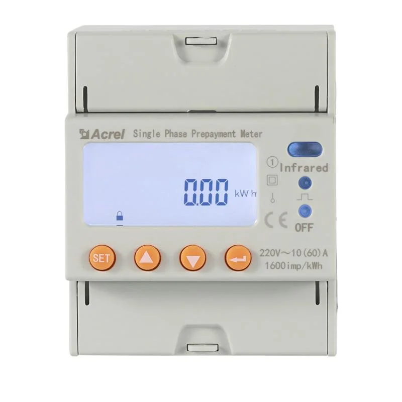 Acrel Adl100-Eynk Prepaid Energy Meter Wireless Energy Monitor Prepayment Power Energy Meter RS485 Electric Meter Kwh Power Meter