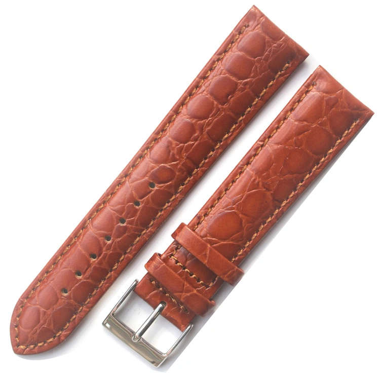 22mm Fashionable 2 Pieces Charm Genuine Watch Leather Straps