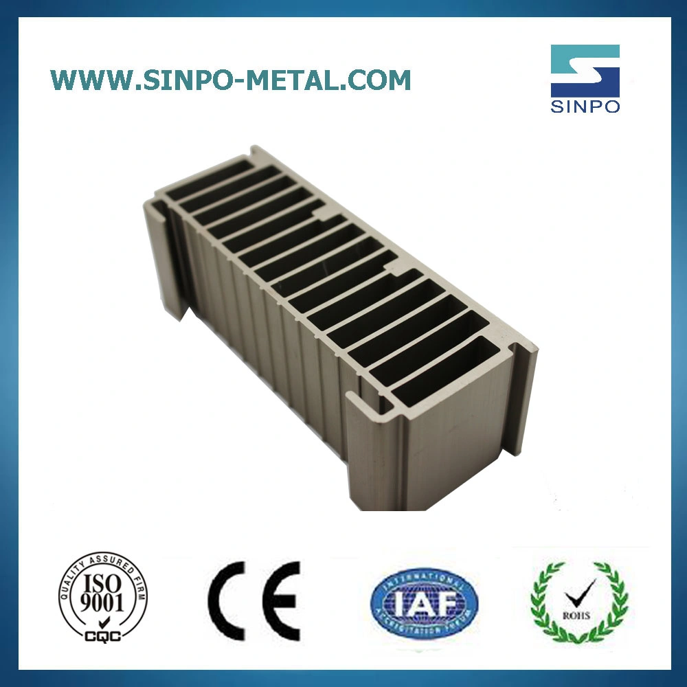 Factory Customized Solar Inverter Anodized Aluminum Heat Sink Construction Profile