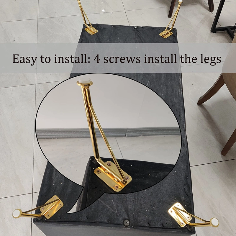 Custom Hardware Metal Furniture Dining Table Legs Sofa Legs