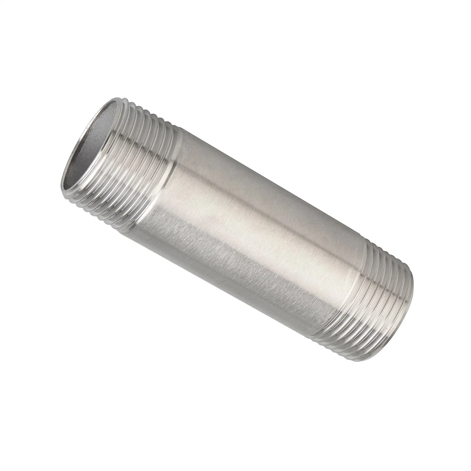 Conexión de tubo de acero inoxidable 304 1/4"-4" NPT/BSPT boquilla de doble rosca