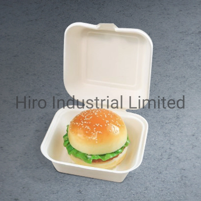 Disposable Tablewares/Sugarcane/ Clamshell Food Box/Biodegradable Tablewares