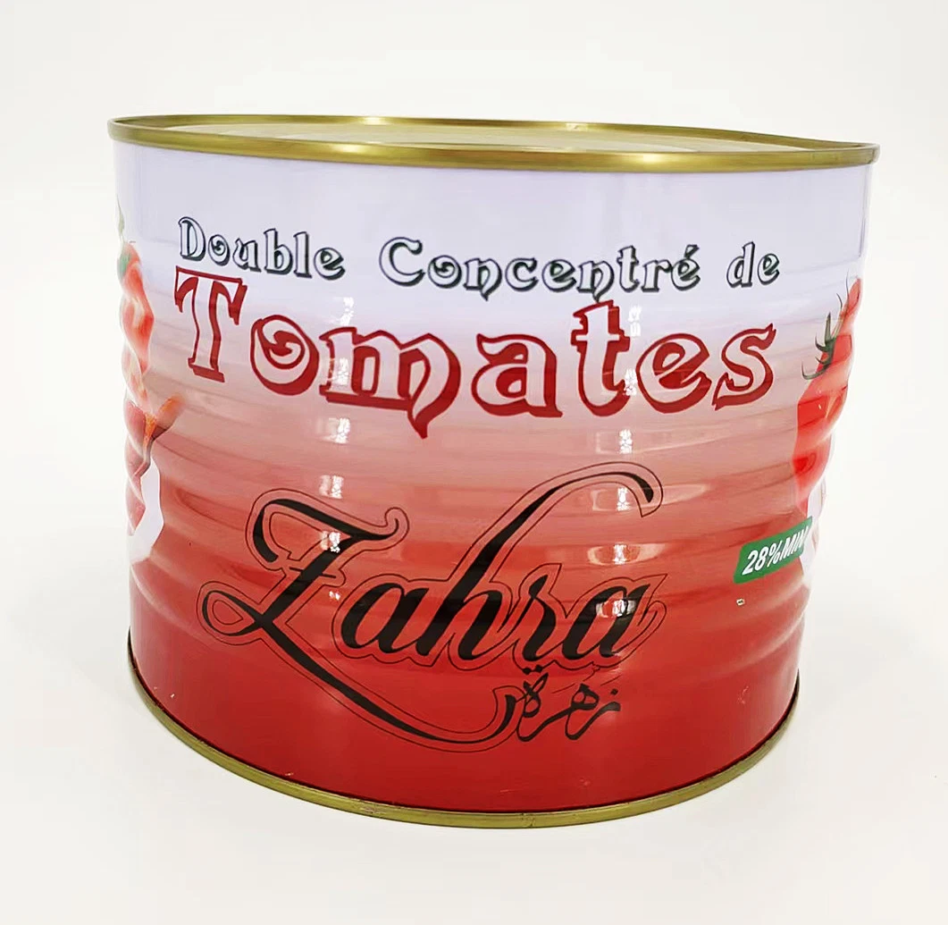 Double Concentrated Tomato Paste 28-30% Canned or Sachet Tomato Paste First-Hand From Factory