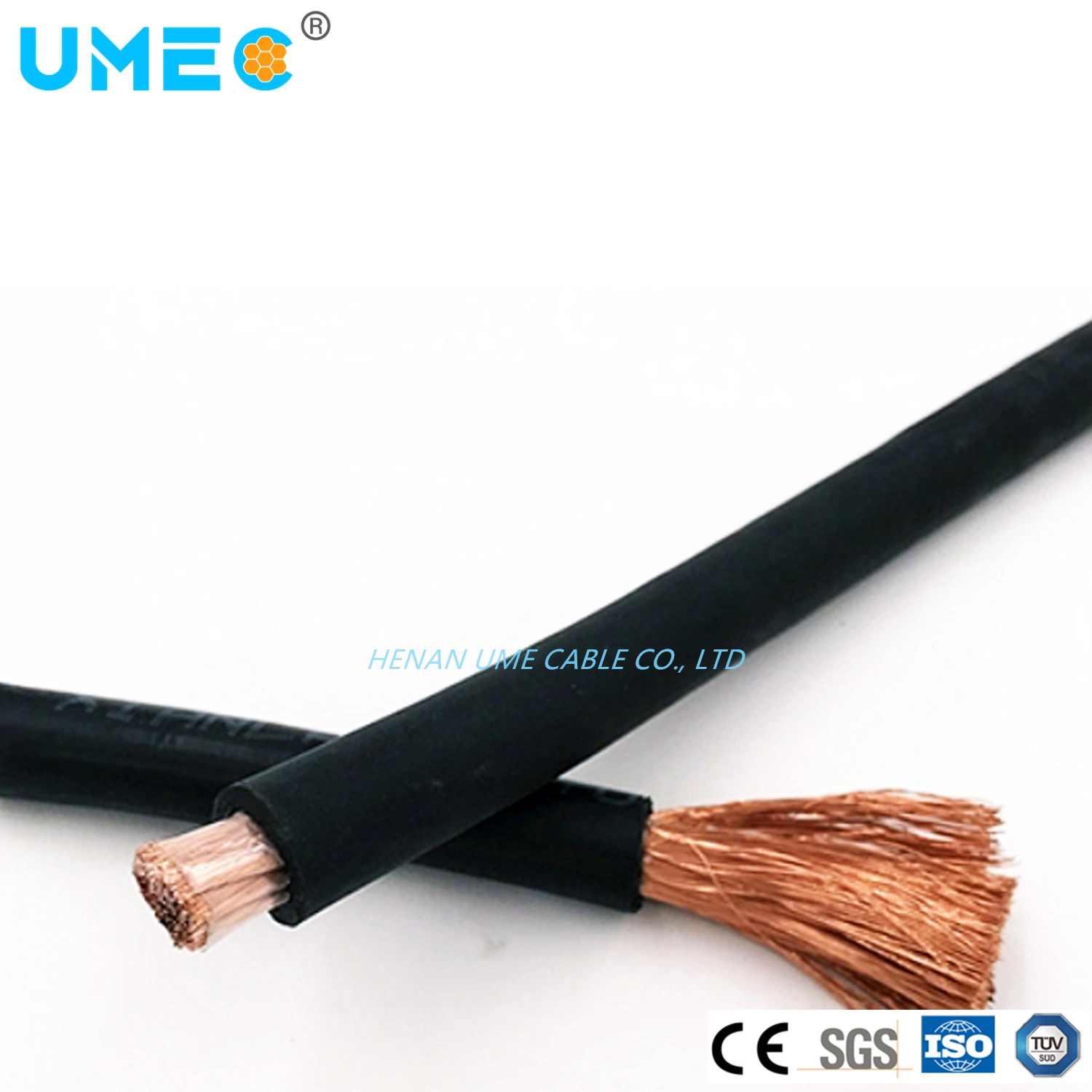 IEC60245 Natural Rubber Neoprene Rubber Sheath Welding Cable Wire 200V Earth Cable Wire