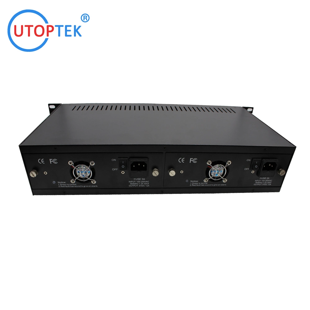 Dual Power 14slots Media Converter Rack Mount Chassis Original Factory Best Price