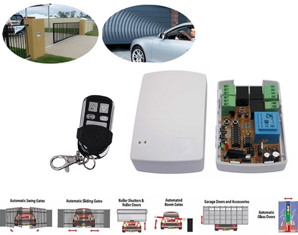 RF Transmitter and Receiver Used for Roller Shutter Doors, Sliding Gates Barrier Gates Yet845