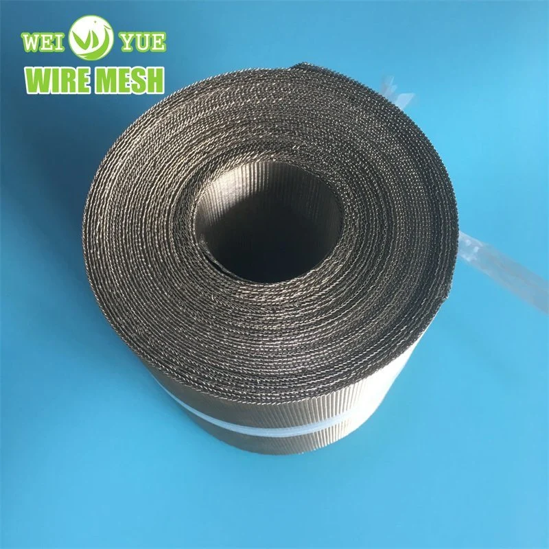 SS316 Stainless Steel Wire Mesh Filter Belt Mesh Belt Mesh Cloth for Plastic Extruder Screen Mesh