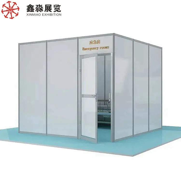 Aluminum Profile Modular Trade Show Booth Standard Exhibition Stand Display Racks