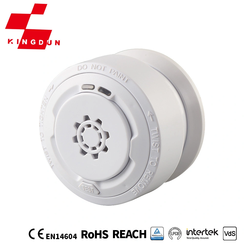 Kingdun Stand Alone Fire Detector System Lm-109e Smoke Alarm