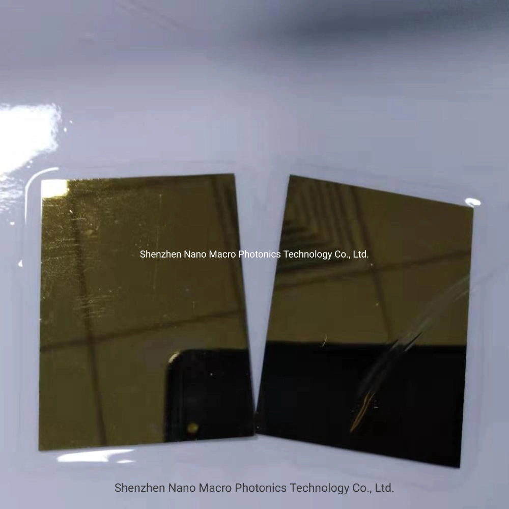 Espejo reflectante láser 1550nm de vidrio óptico chapado en oro de diseño personalizado