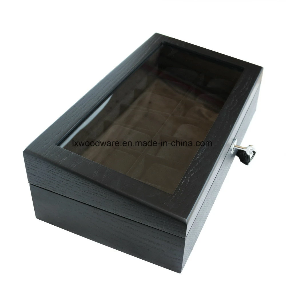 Matt Finish Large Wooden Watch Packing Storage Display Cases Gift Box