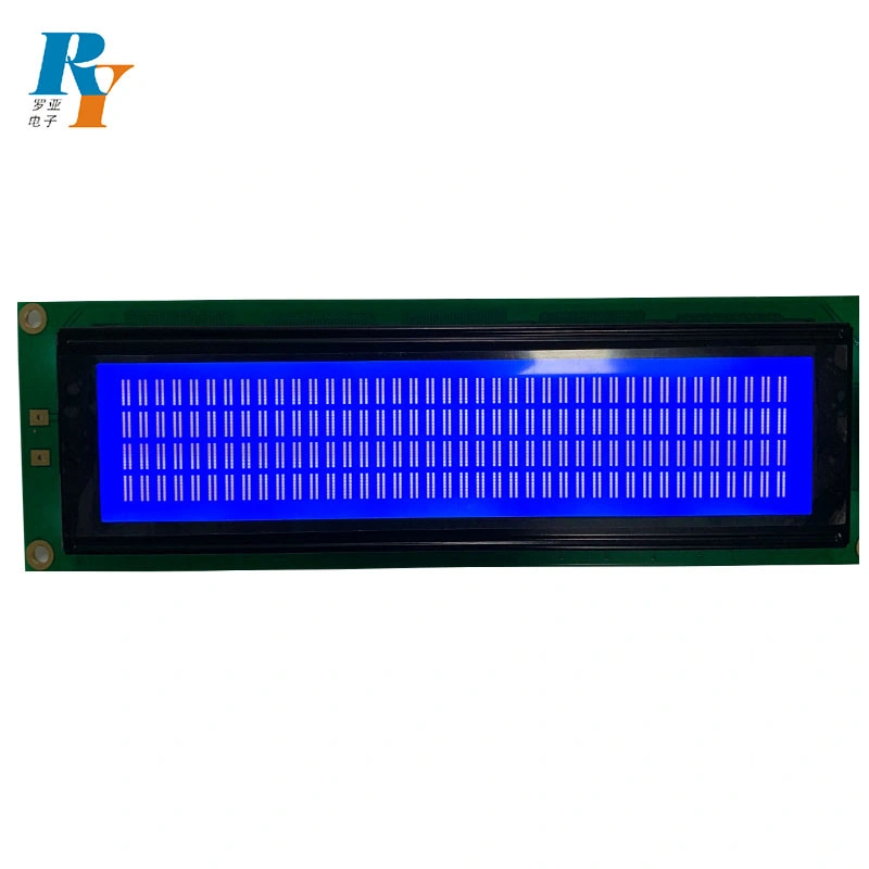 Stn Blue Monochrome 40X4 Character LCD Module with LED Light