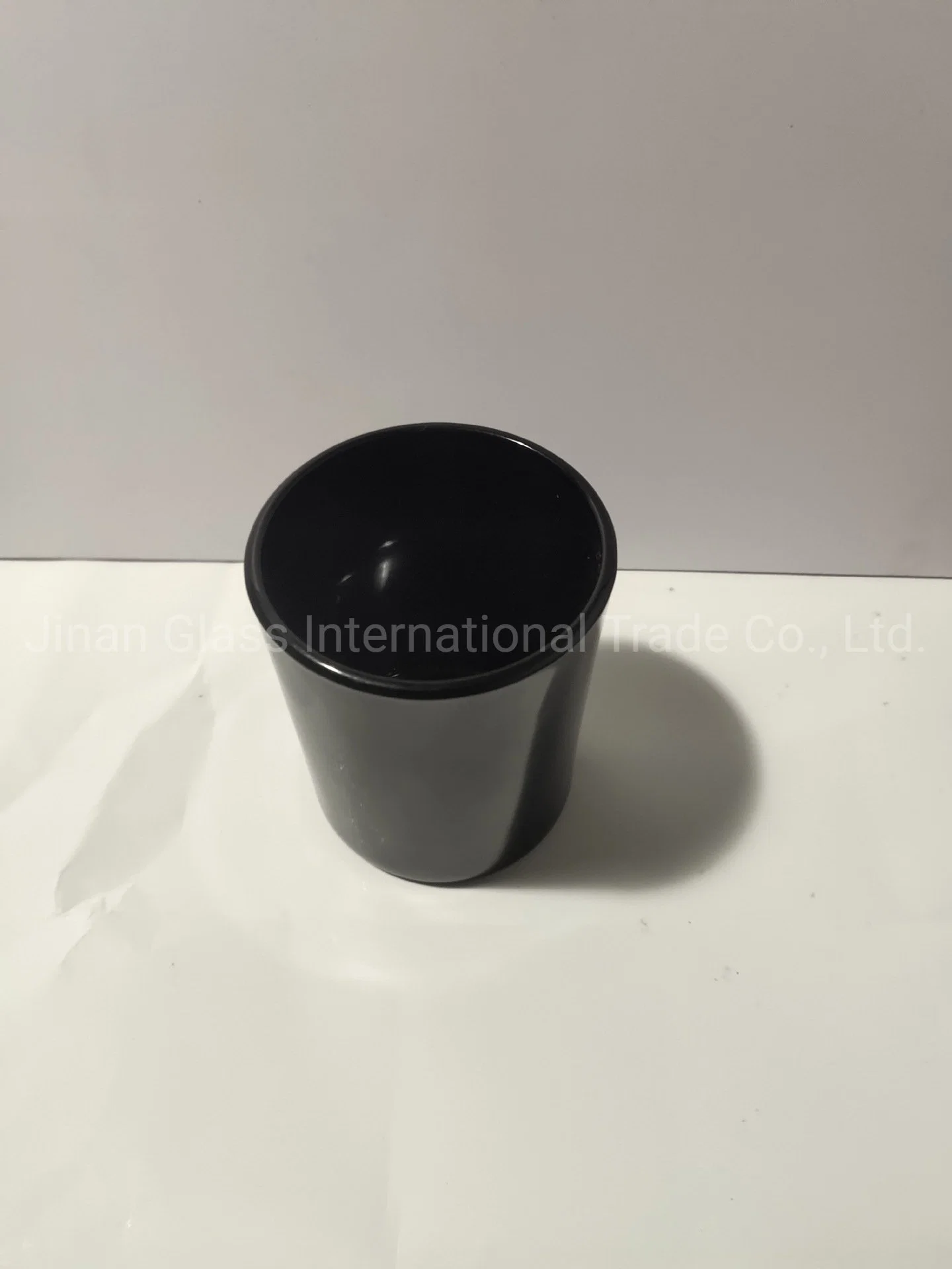 2021 Hot Sale Frosted Black Aromatherapy Ceramic Candle Cup