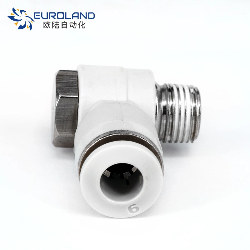 External Hexagon Thread 2-Way Quickl Joint, Quick Connector Pneumatic Fitting (pH modle)