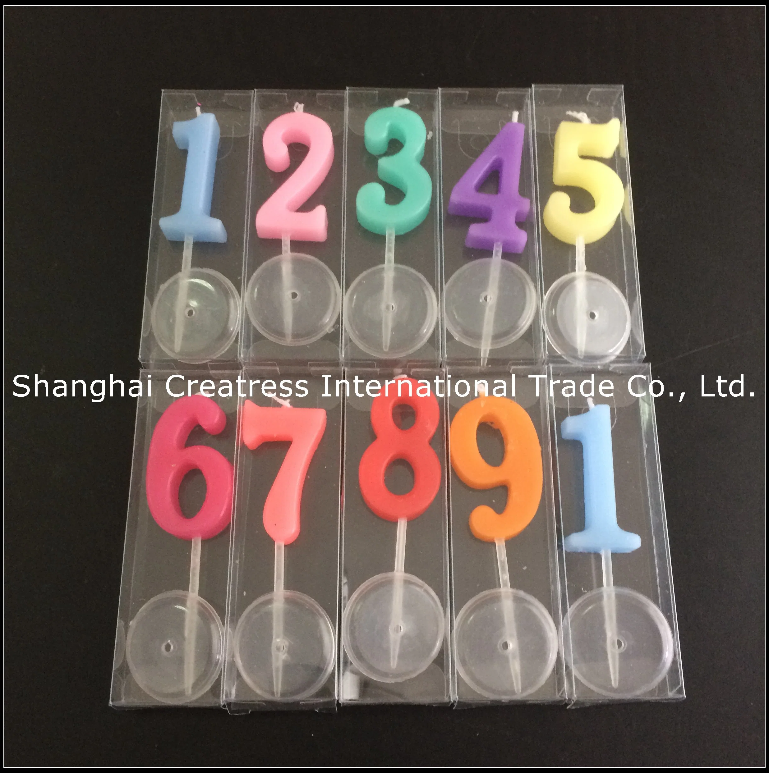 Wholesale/Supplier Elegant Design Factory Price Professional Produce7 Day Number Candles