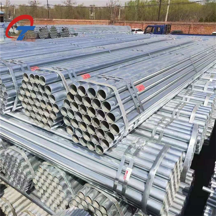 Q195 Q345 St37 St42 25mm 2inch 3inch Galvanized Steel Round Pipe for Industry