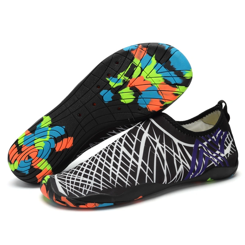 Swimming Shoes Custom Full Color OEM Printing Water Seaside Beach Shoe