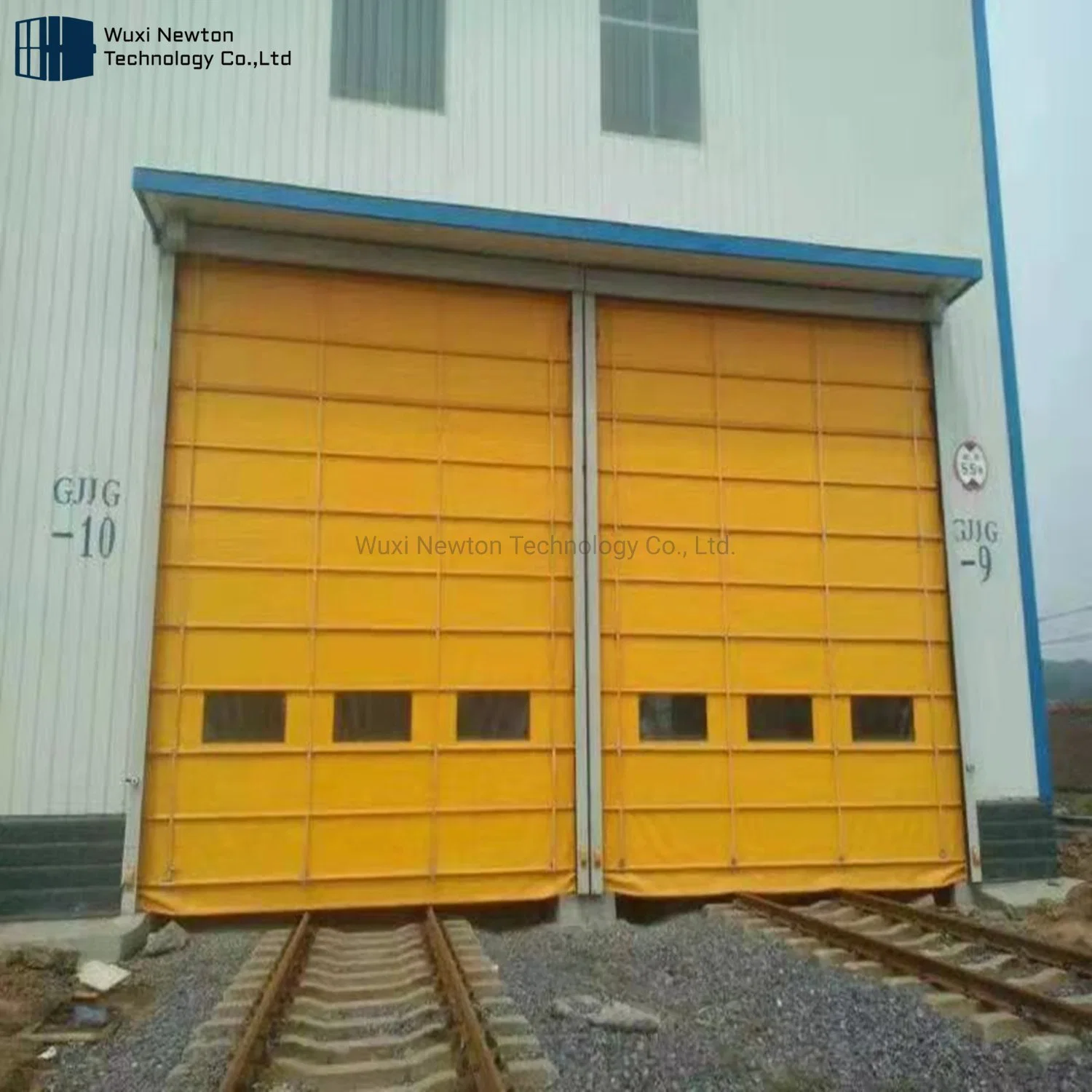 Vertical PVC High Speed Automatic Fold up Industrial Shutter Door