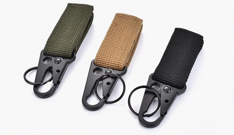 Mousqueton tactique pour chien Olecranon Snap Hooks Outil extérieur pour porte-clés Accessoires de sac.