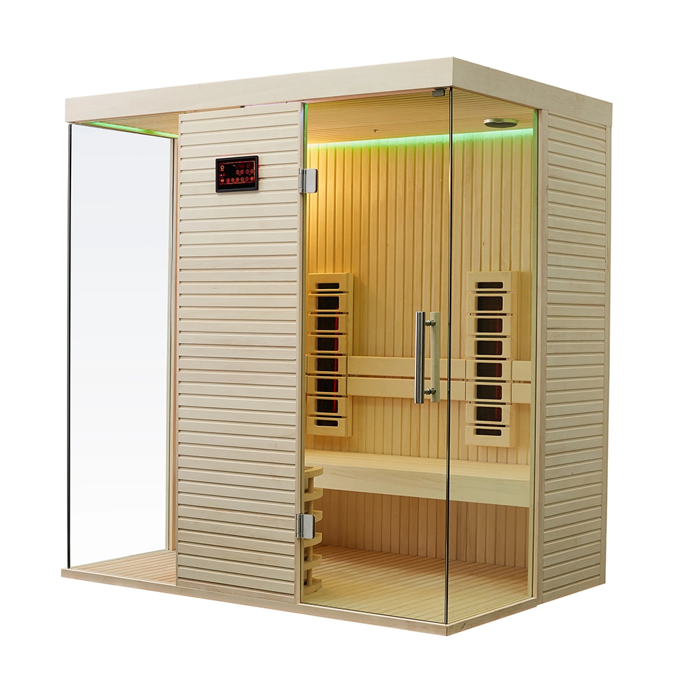 O melhor preço Home Cicuta Madeira tradicional 2 Pessoa Mini Sala de cabina muito seca sauna de infravermelhos