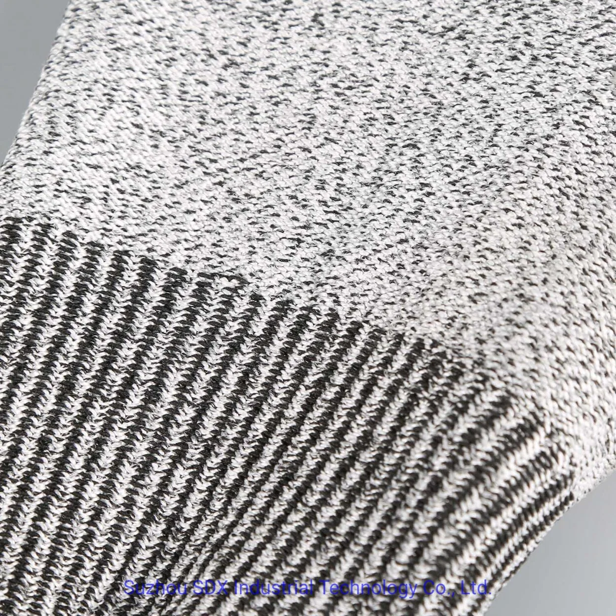 Resistant Cut Gloves 13G Hppe Knitted Liner Palm Coated Gray PU Anti Cut Glove for Glass Industry