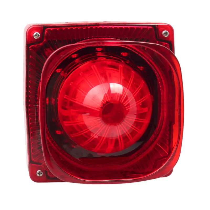 Security 220V Electric Horn Alarm Siren Alarm Sirene Red DC12V or 24V