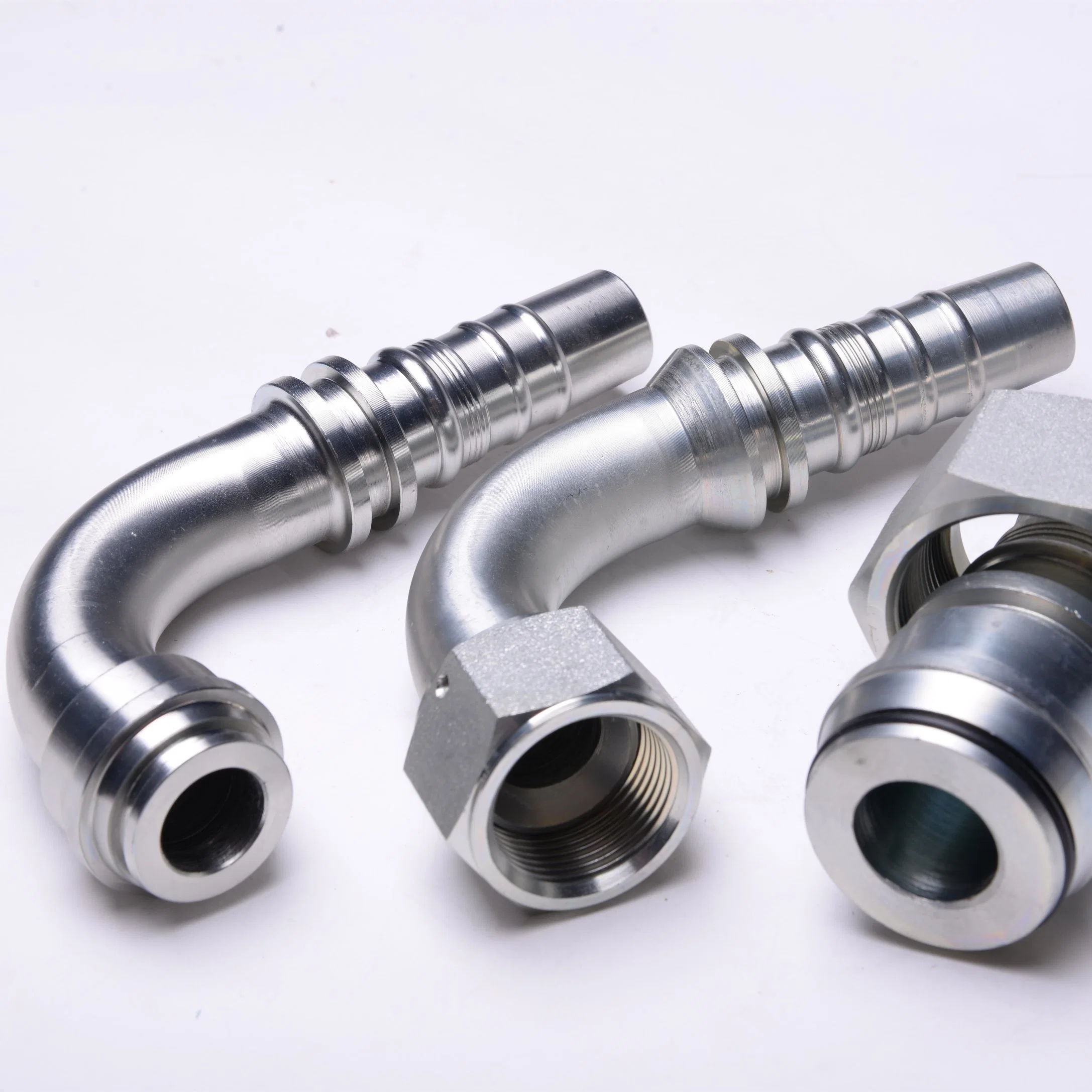 Carbon Steel SAE J514 Jic 37 Female Crimp Fittings Hydraulic Hose Fitting