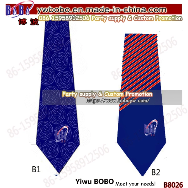 School Customized Tie Wonderful Promotion Custom Logo Prod_School Ties Christmas Gifts (B8026)