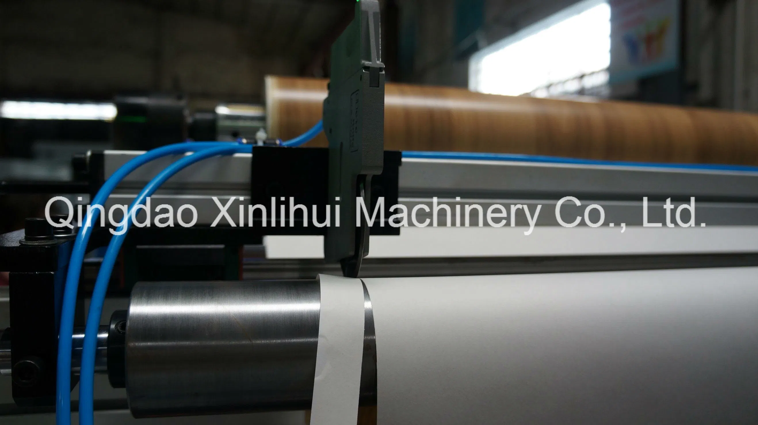 Automatic Oil Press Roller Paper Sticking Machine/ Door Covering Sticker Machine Supply Big Board Hot Melt Glue Stick Paper Machine Wood Grain Paper Thin Board