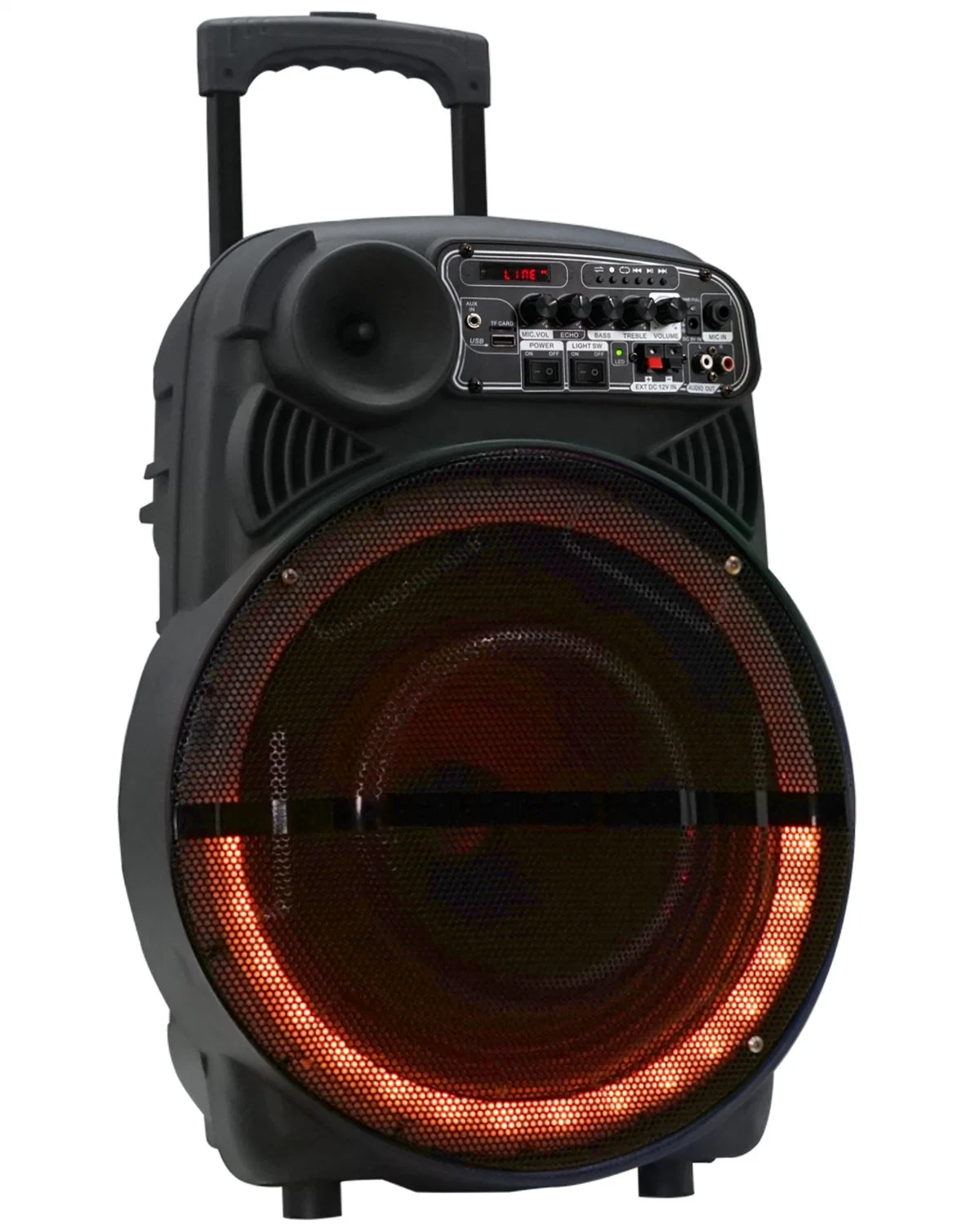 Rechargeable Big Power Karaoke Box Bluetooth Trolley Speaker