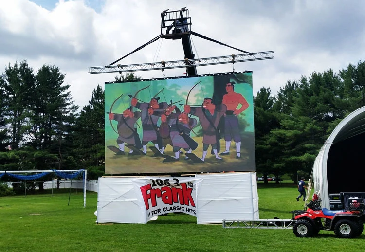 P2.6 P2.9 Outdoor Rental Portable LED Video Wall for Stage