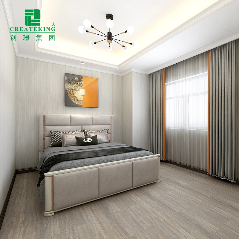 Foshan Proveedor duradero PVC Insertar Piso Skirting para pared Protección de la base