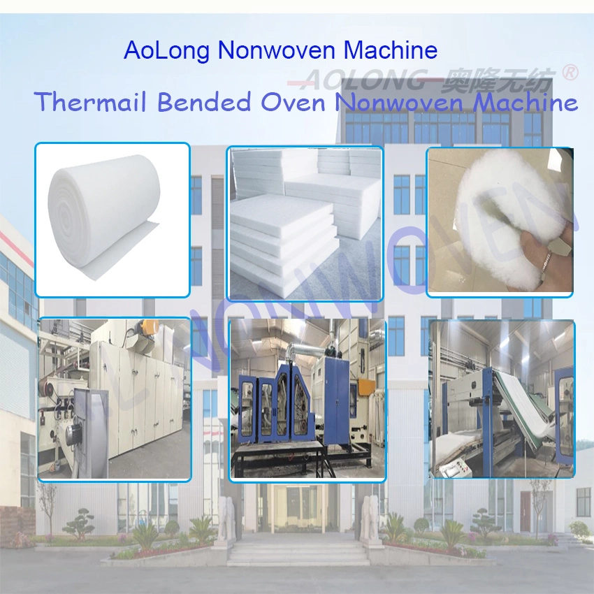 Alwjm---3200mm tela de mascotas suave Wadding Matters máquina de fabricación de hornos no tejida