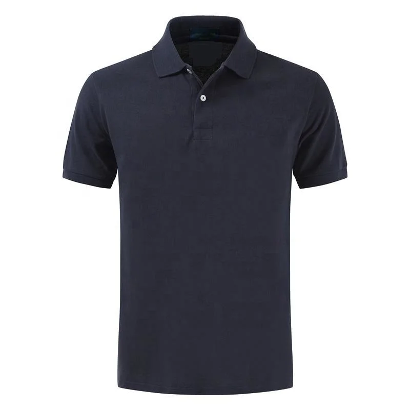 100% coton design Polo shirt unisexe OEM, Vierge Sport Mettre en place d'impression personnalisée Logo