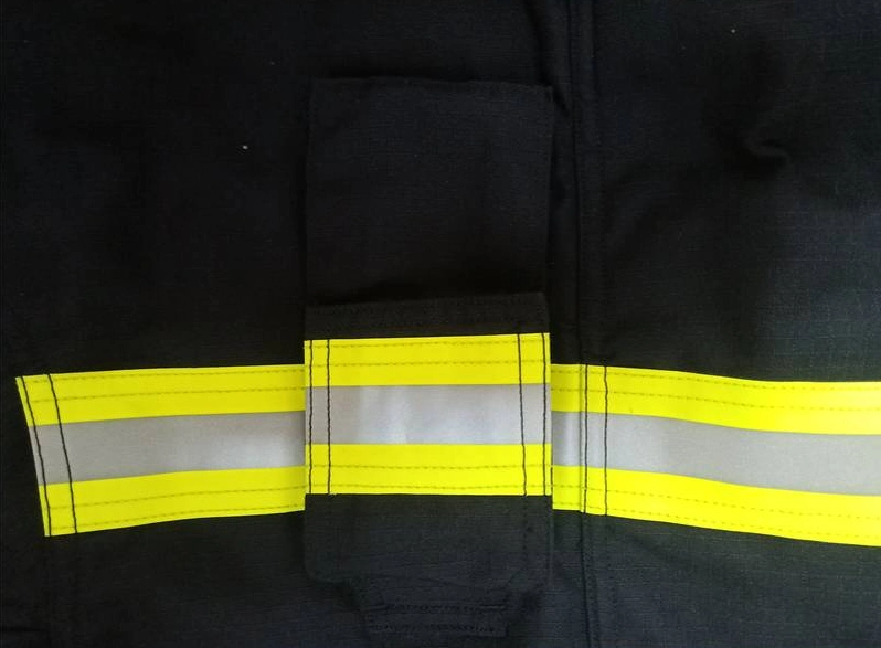 Aramid NFPA Fireman uniforme combate a incêndios Navy Blue Firefighter Fire Fato