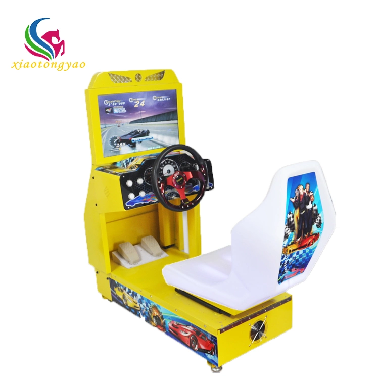 Coche de carreras de 22 pulgadas atractivo simulador de máquina de juego arcade de monedas