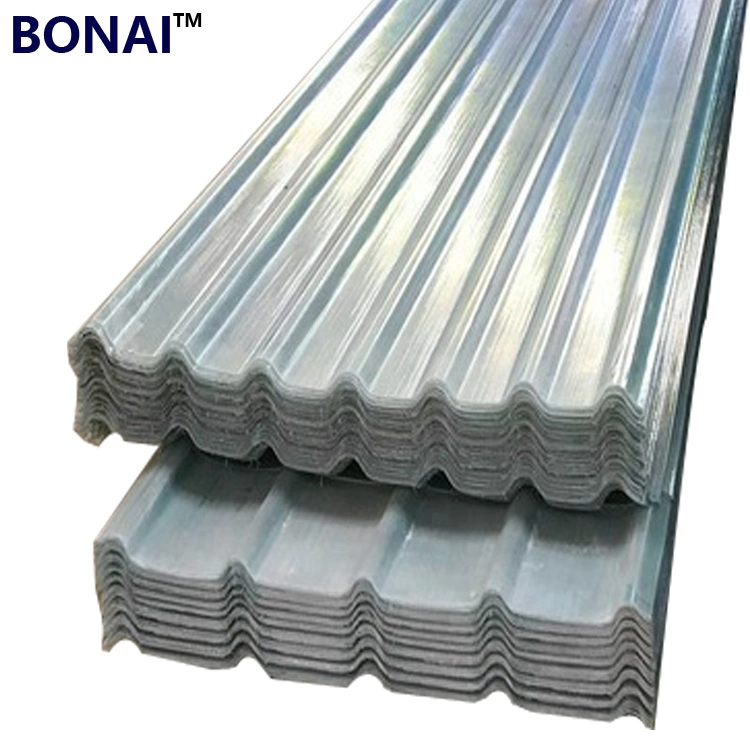 Excellent UV Protected Anti-Corrosion FRP Transparent Roof Panel