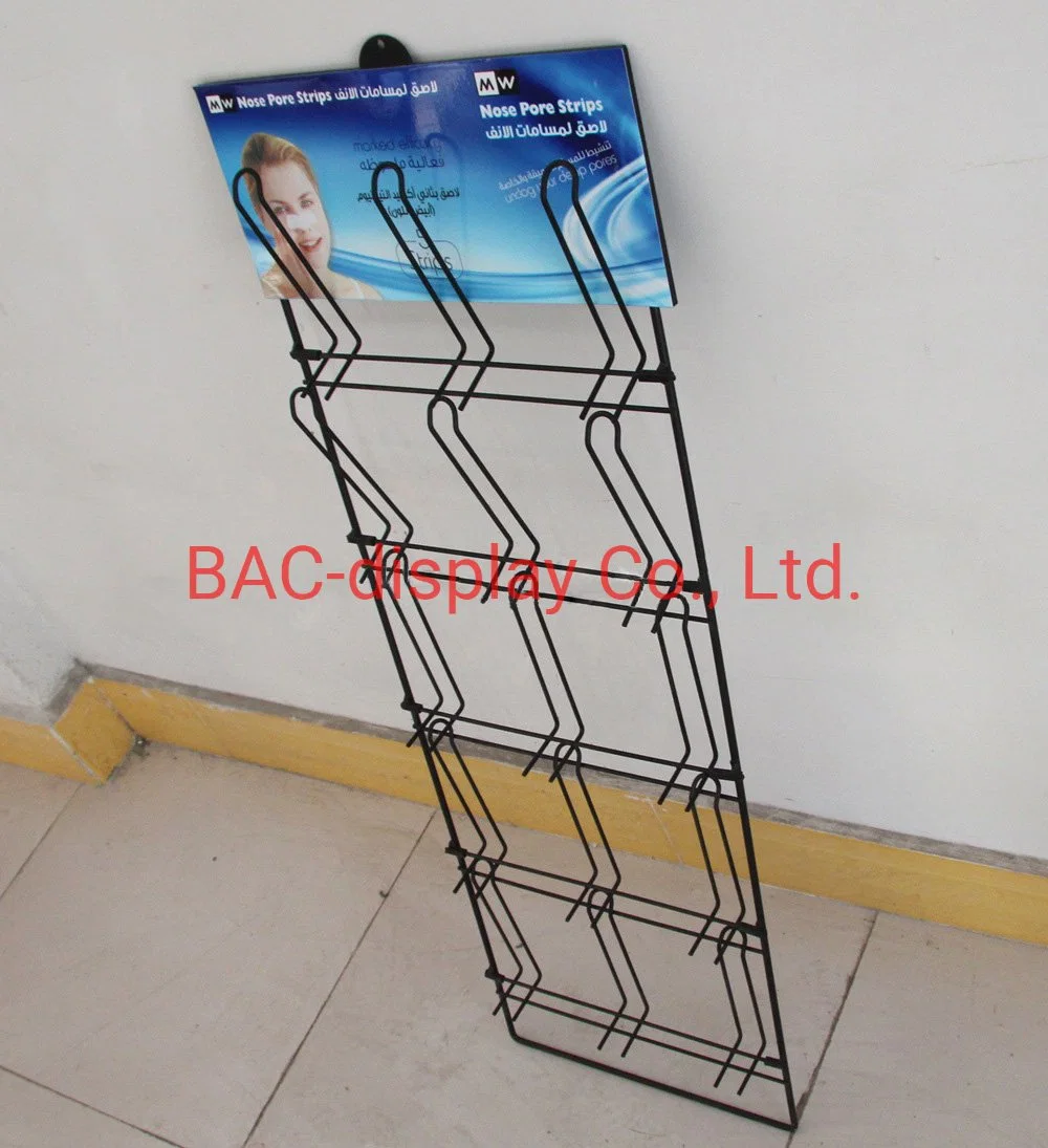 Metal Wall Hanging Cosmetics/Skin Care Products Display Rack