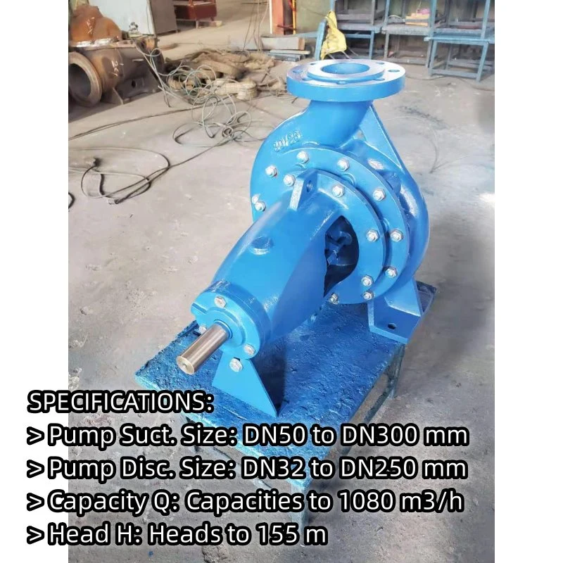 Water Supply and Transfer End-Suction Centrifugal Pump Manufacturers