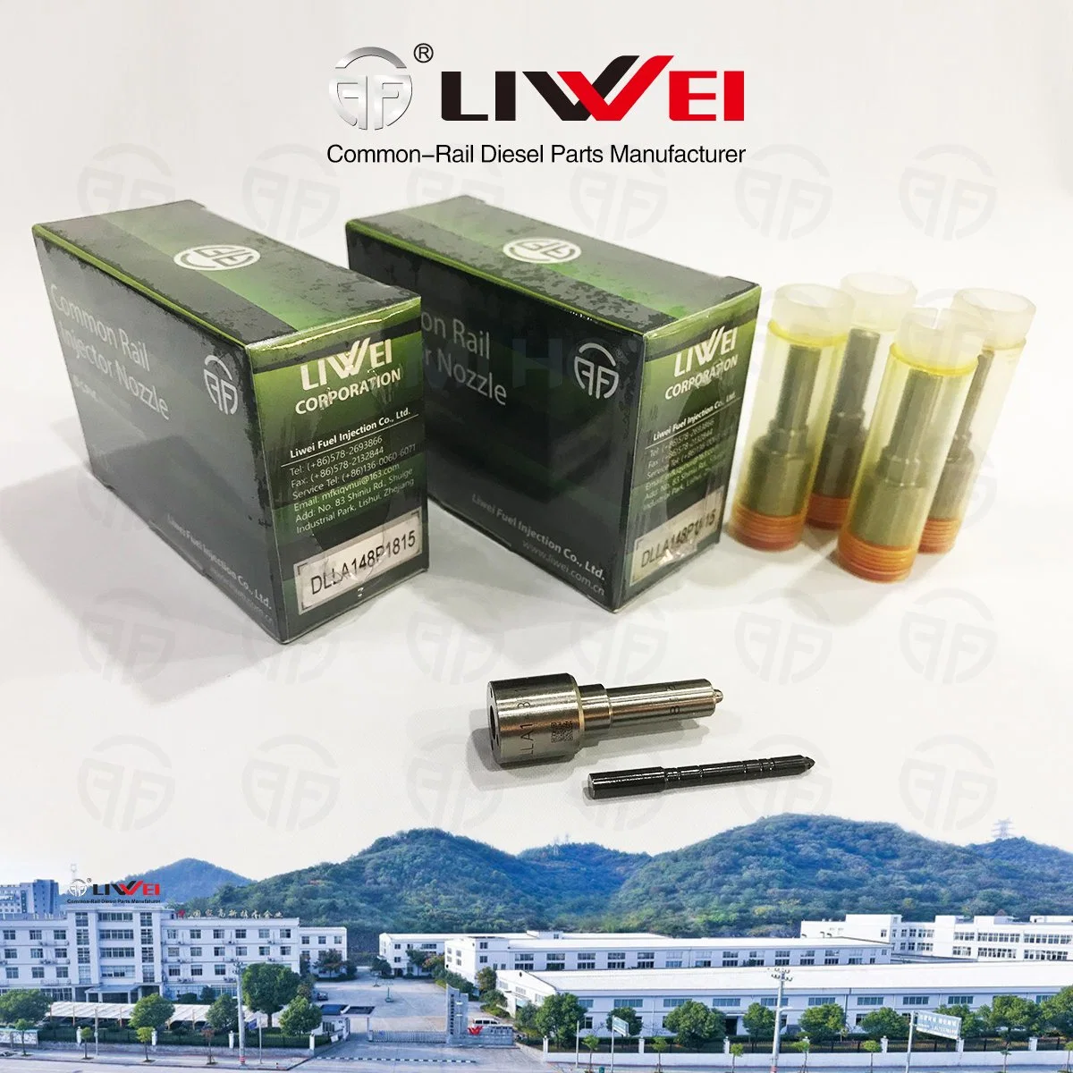 LIWEI Brand Bosch Series Nozzle DLLA152P1832 for Common Rail Injector 0445120162/307