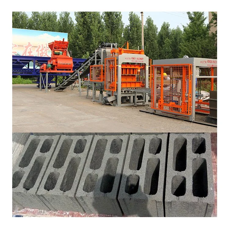Qingdao Hf Qt5-15 Prix de la machine de fabrication de briques creuses de la machinerie hollandaise