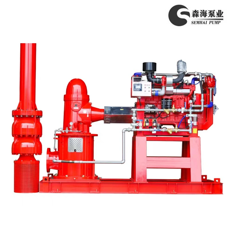 UL/FM Diesel Engine Driven Vertical Turbine Deep-Well Centrifugal Fire Water Pump