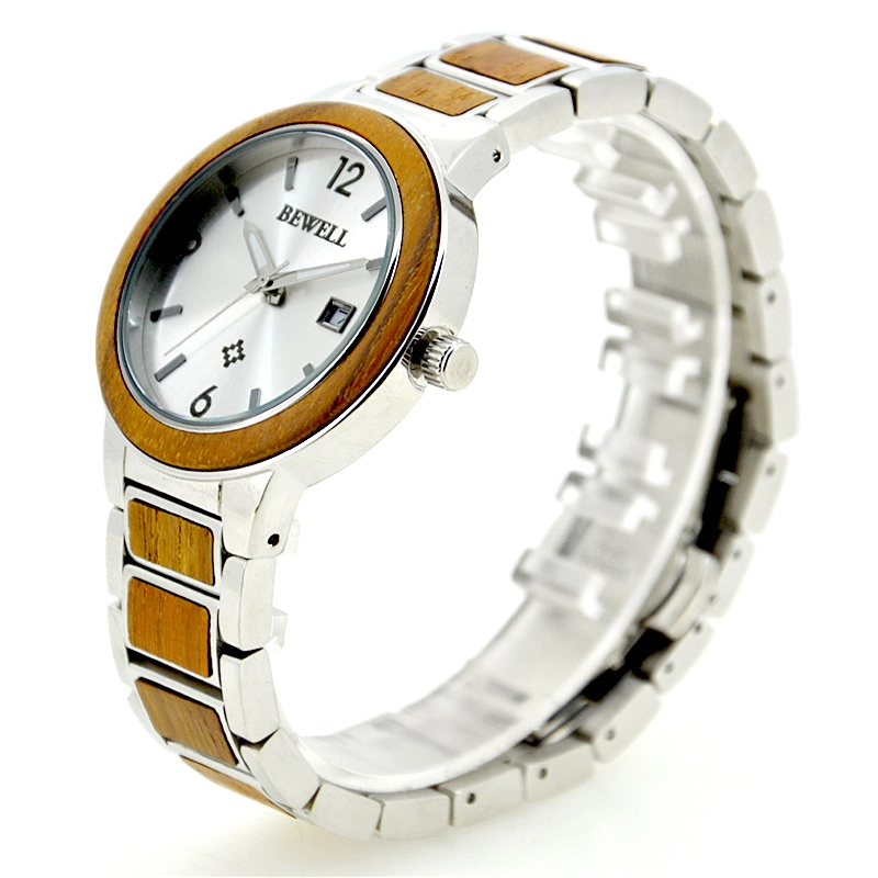 Mens à la mode montre à quartz watch en bois, montre-bracelet populaire OEM