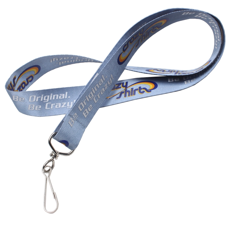 Cheap Custom Personalized Black Silk Screen Printed Lanyards Promotional Gifts