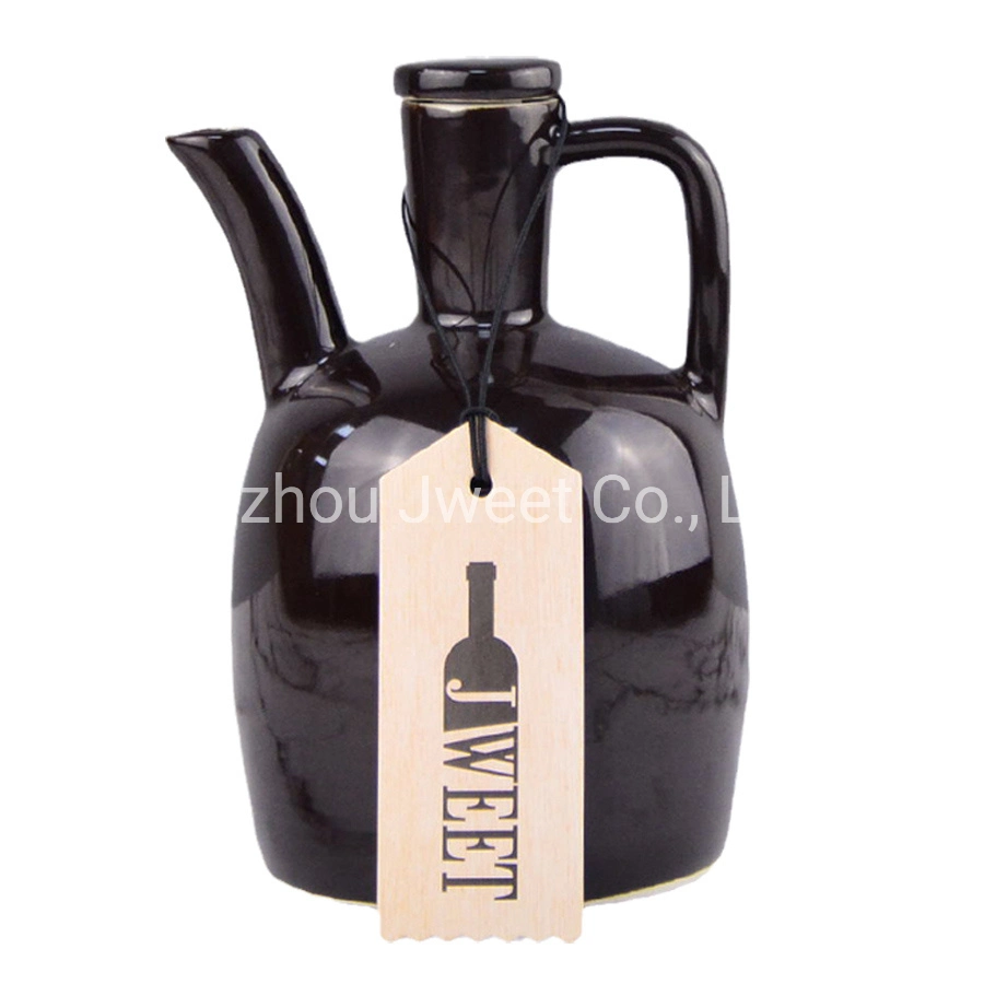 375ml Liquor Wine Soy Sauce Olive Oil Ceramic Pot