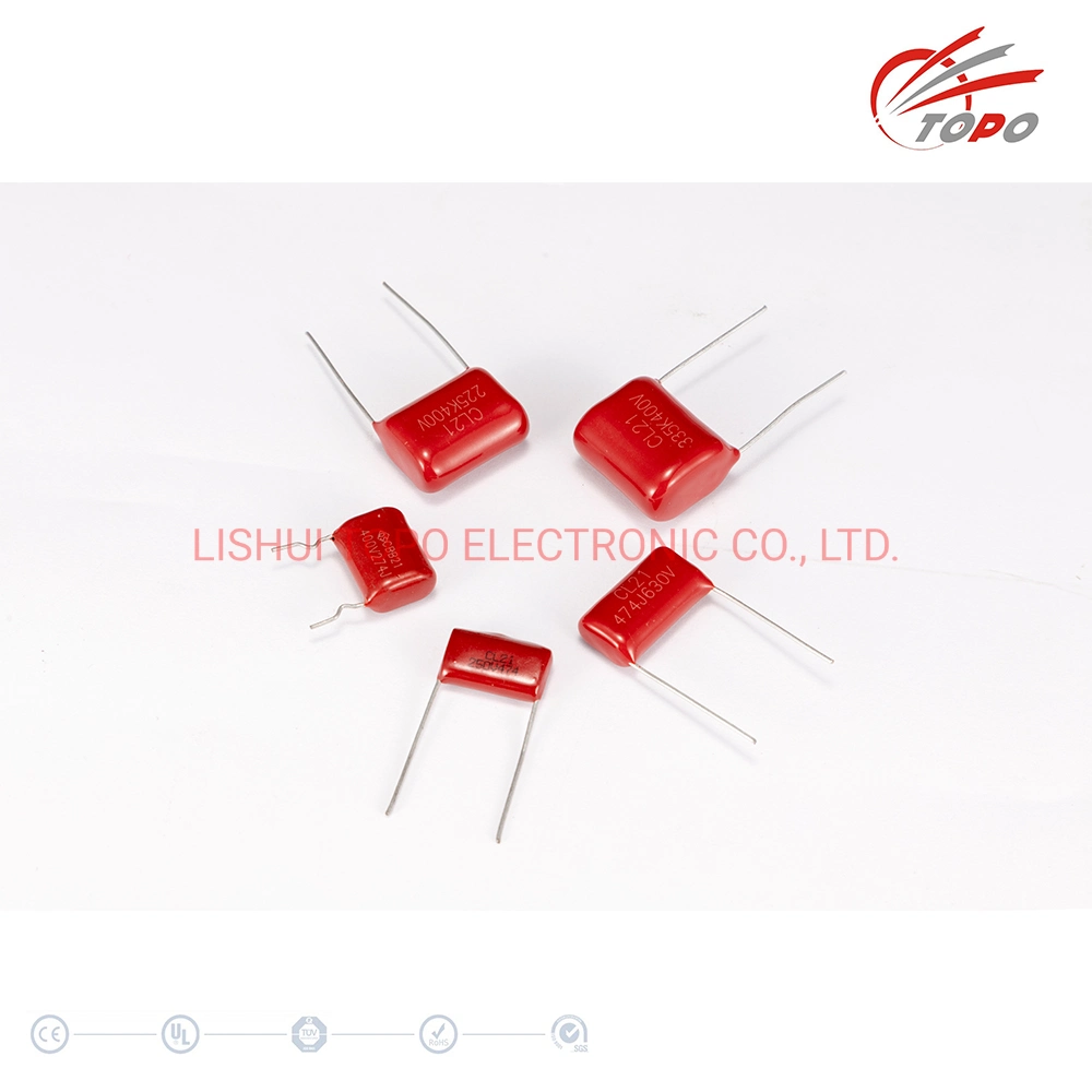 Electrical Electric Component Electronic Mylar Film Capacitor for Sale (CL21/MKT)