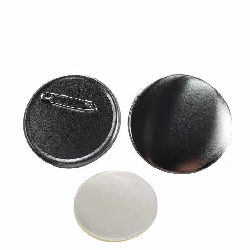 Round Badge Blank Button Pins Plastic Button Pin Back Cover 5.8cm DIY Button Parts Supplies for Button Maker Machine Craft Activities