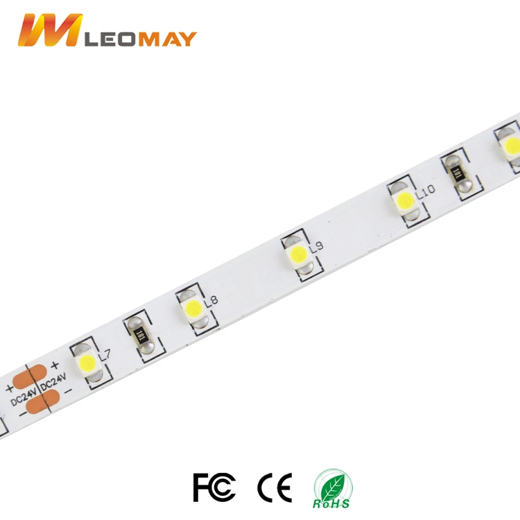 Super brillo DC24V de la luz de la Cinta de LED SMD3014 Tiras LED flexibles impermeables