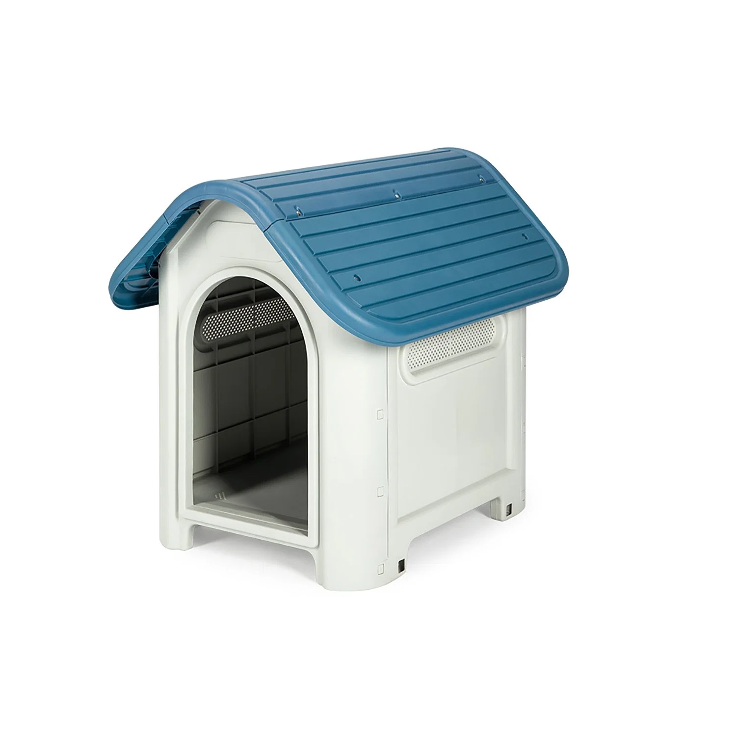 Hochwertige Langlebige Wasserdichte Outdoor Solidität Dog House Abnehmbare Kunststoff Hundezwinger PP Material Öko-freundliches Luxus-Haustierhaus zu verkaufen